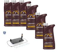 6. L mannol Dexron VI Vaico Filtro Olio Trasmissione per BMW E53 3.0d 3.0i Land