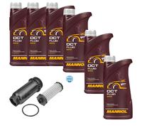 6 L MANNOL Filtro Olio Trasmissione DCT Fluid per Ford Kuga I 2.0 TDCi 4x4