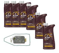 6 L MANNOL Olio Trasmissione ATF AG60 + Filtro Cambio per BMW E31 850iCi