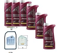 6 L MANNOL Trasmissione Dexron II Mahle Filtro Olio per BMW 5er 525i 7er
