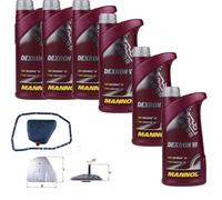 6 L MANNOL Trasmissione Dexron VI Mahle Filtro Olio per Audi 8K5 B8 3.0 Tdi
