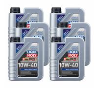 6 L Original LIQUI MOLY MOS2 LEICHTLAUF 10W-40 Per ACEA A3 B4 API SL