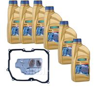 6 L RAVENOL ATF T-WS Kit Ispezione Con Filtro Per VW Jetta IV 2.0 TSI 1.8