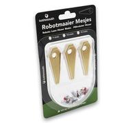 6 lame per tagliaerba robotizzato, in titanio, adatte per Bosch Indego S 500 (Connect) - 6 pezzi