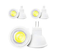 6 Lampada MR11 GU4 Led AC/DC 12V 3W 300LM Neutro 4000K D35X31mm