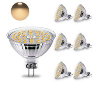 6 Lampadina LED GU5.3 MR16 12V 4W Equivalente a 35W Alogena 400LM Luce Calda