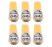 6 Lampadine a LED GY6.35, 12V/24V 5 Watt Bianco Caldo 500lm Lampadine di Ricambio per Paesaggio, Lampadina a LED COB con Base BiPin Adatta per Luci da Prato, Illuminazione Sotto L'armadio, Luce(#1)