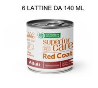 6 Lattine 140 ml Nature's protection UMIDO RED DOG SOUP - tonno e salmone