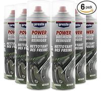6 lattine di detergente per freni spray 315541 Presto 500ml
