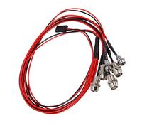 6 Led 3 7V Set Luci Faro Fanale Posteriore per 1 10 Modellino Rc Auto Camion Diametro 5mm M Led ?durevole D?il Set Rc D è Composto da Alta Sorgente e Led Giallo Rosso Sl Led Rc