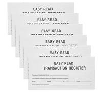 6 Libri Finanziario Portatili Per Assegni