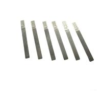 6 lime per dadi di chitarra, in acciaio inox, kit di riparazione professionale per coronare i tasti e la manutenzione degli strumenti a corda (Acoustic12-53)