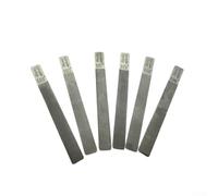 6 lime per dadi per chitarra, kit di strumenti per riparazione liutai, in acciaio inox, per misurare e tagliare le corde della chitarra (elettrico 10-46)