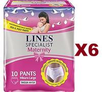 6 LINES SPECIALIST MATERNITY 10 PANTS TAGLIA 44-54 PER PERDITE SOSTIENE L'ADDOME