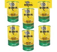 6 LITRI 6 LT olio motore Bardahl Technos XFS C2 C3 5W30