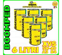 6 LITRI Bardahl Bardhal Technos 5W40 XVS A3 B4 Olio Motore Auto Sintetico 06BD67