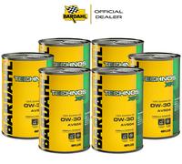 6 LITRI BARDAHL TECHNOS XFS AV 504 0W30 OLIO MOTORE AUTO AV504 100% SINTETICO