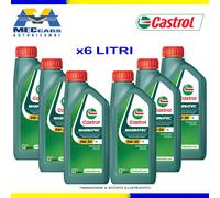 6 LITRI CASTROL MAGNATEC 5W30 A5 OLIO MOTORE AUTO BENZINA DIESEL FORD ACEA B5 A1