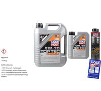 6 Litri LIQUI MOLY Olio Motore Set Top Tec 4200 5W-30 Pulizia Olio Fango