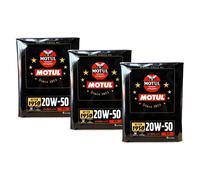 6 Litri MOTUL CLASSIC PERFORMANCE 20W50 Olio motore per auto d'epoca 1950 1970