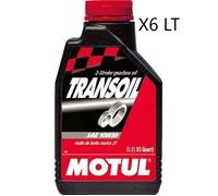 6 Litri OLIO CAMBIO MOTO 2T/4T 10W30 MOTUL TRANSOIL 105894