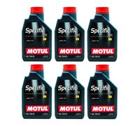 6 LITRI Olio Motore 100% Sintetico Motul 10w50 Specific ABARTH 0101 C3 SN 06MO79