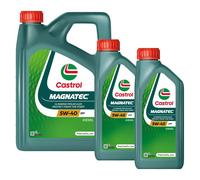 6 Litri Olio Motore 5W40 Castrol Magnatec Diesel DPF Sintetico VW Audi Bmw Fiat