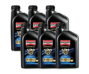 6 LITRI OLIO MOTORE AREXONS BENZINA DIESEL 5W40 SINTETICO ACEA C3 API SN/CF