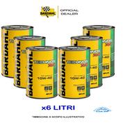 6 LITRI OLIO MOTORE AUTO BARDAHL TECHNOS XVS 10W40 POLAR PLUS FULLERENE