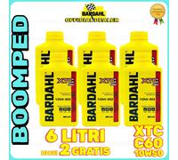 6 litri Olio Motore Bardal Bardhal XTC C60 10W-50 OLIO MOTO SCOOTER 06BD37