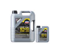 6 LITRI OLIO MOTORE LIQUI MOLY TOP TEC 6100 - 0W-30 ACEA C2