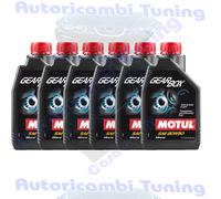 6 Litri Olio Motul Gearbox 80w90 Rinforzato Mos2 Cambio E Differenziale Minerale
