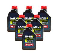 6 litri OLIO MOTUL NGEN 5 10W40 ECOLOGICO RICICLATO 4TEMPI MOTO SCOOTER 06MO50