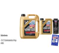 6 Litri Originale Liqui Moly Olio Motore Set Leichtlauf 10W-40 MotorProtect