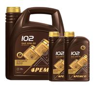 6 Litri PEMCO 102 SAE 20W-50 Olio Motore API SL/CF Engine Oil