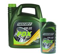 6 Litro fanfaro Pdx 5W-40 olio motore Api Sn / Sm / Cf Motore Oil Olio