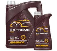 6 Litro Mannol Olio 5W-40 Estremo Api Sn / CH-4 Opel Porsche Renault Fiat VW