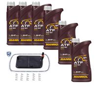 6 Litro MANNOL Trasmissione Atf AG60 Filtro Olio per BMW 3er E46 316i 320d