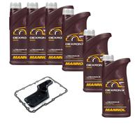 6 Litro MANNOL Trasmissione Dexron III Filtro Olio per Ford USA MUSTANG Coupé