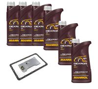6 Litro MANNOL Trasmissione Dexron VI Filtro Olio per Jeep Cherokee 4.0i 4x4