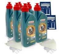 6 Litro Originale Castrol Transmax Limited Slip Z 85W90 Axle Fluido Cambio Set