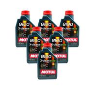 6 LT MOTUL 8100 X-CLEAN+ EFE 0W30 OLIO BMW LL-04 MB 229.52 VW 504 507 00 06MO34
