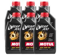 6 LT OLIO 100% SINTETICO MOTUL GEAR 300 75W90 CAMBIO TRASMISSIONE DIFFERENZIALE