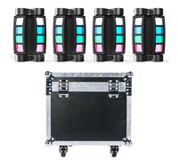 6 luci da palcoscenico Spider Moving Head con luci LED RGBW 8 x 10 W by dmx512 controlled Great per discoteca Stage Lighting Shows