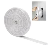 6 M Cinghia Tapparella 14 mm, Corda per Tapparelle Avvolgibili Bordi Rinforzati, Altamente Resistente Allo Strappo All'Abrasione, Altamente Resistente Allo Strappo, Resistente Ai Raggi UV (Grigio)