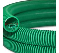 6€/m Tubo di aspirazione con spirale rinforzata 10m Ø 40mm (1 1/2") - Made in Eu
