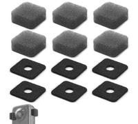 6 manicotti antivento per microfono Insta 360 X4 / X3, anti-rumore, in spugna, per microfono e parabrezza, ricambio per accessori Insta 360 X4 / X3