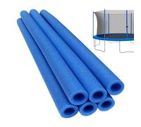 6 Manicotti In Schiuma Per Pali Da Trampolino - 88cm Tubi In Schiuma Anti-collisione Blu/nere, Protezione Per Aste Di Trampolino, Ricambi Trampolinos Elastico, Per Trampolini All'aperto Per Bambini