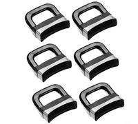 6 maniglie laterali di ricambio, maniglie laterali per fornelli, pentole, pentole, pentole, salse, pentole (nero)