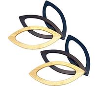 6 maniglie per per la realizzazione di , , in legno, con manico in legno, per borsa e borsa, ricambio (3 colori)